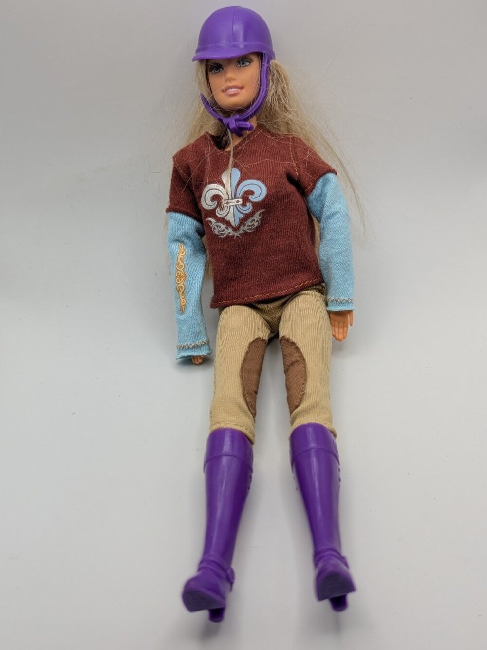 2000s Equestrian Riding Fleur-de-lis Outfit Barbie